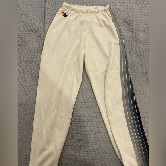Aviator Nation Pants - 5 STRIPE SWEATPANTS